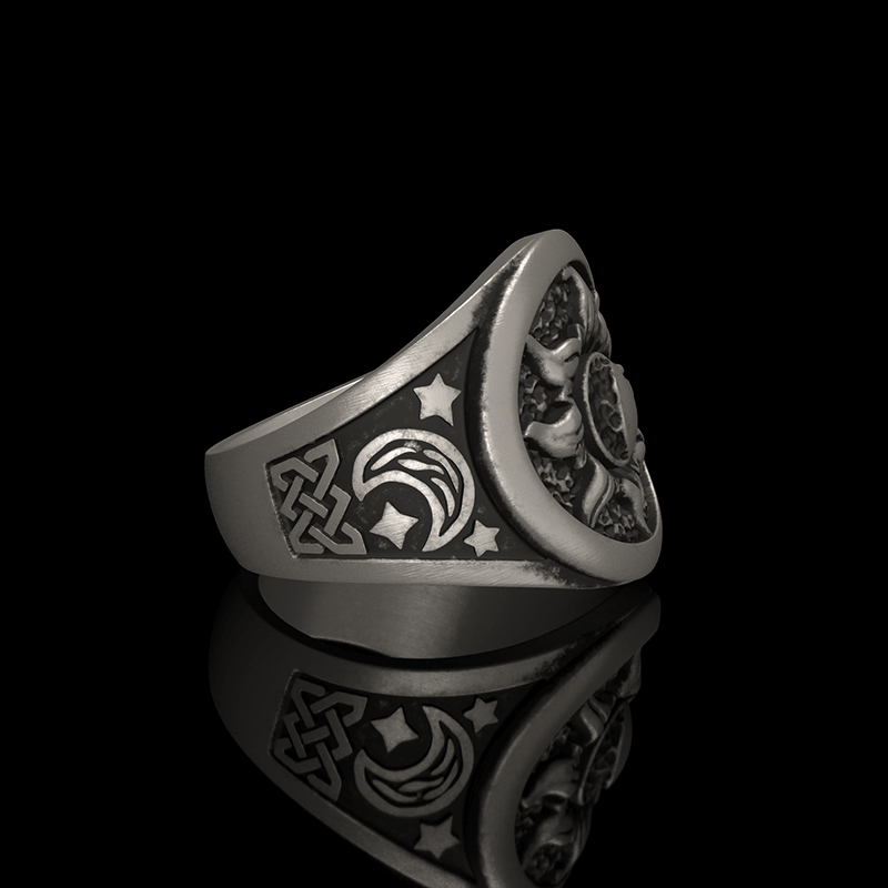 Celtic Sun 925 Sterling Silver Ring