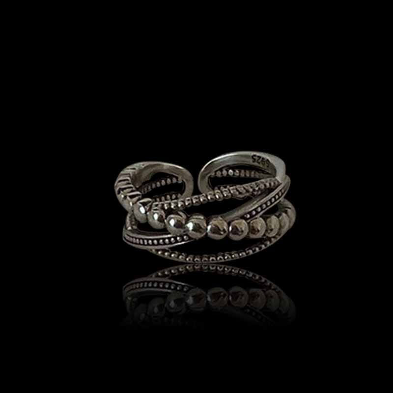 Personalized Multi-Layer Wrap 925 Sterling Silver Ring 01 | RoyalLuster.com